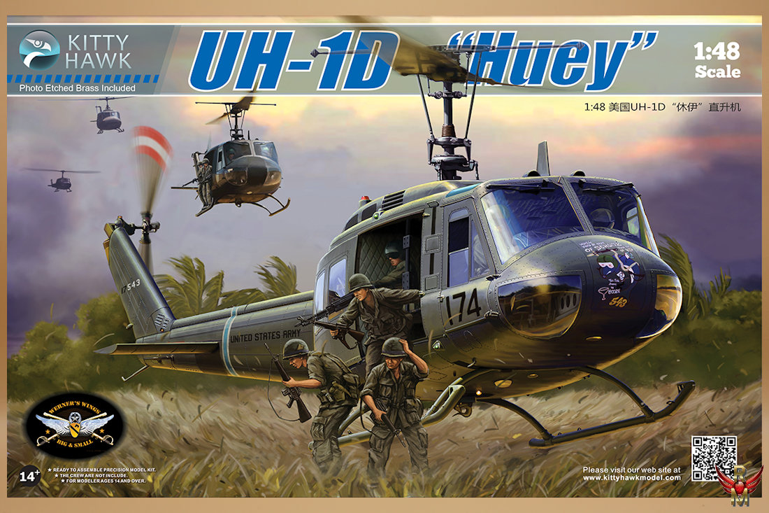 Kitty Hawk 1/48 UH-1D Huey