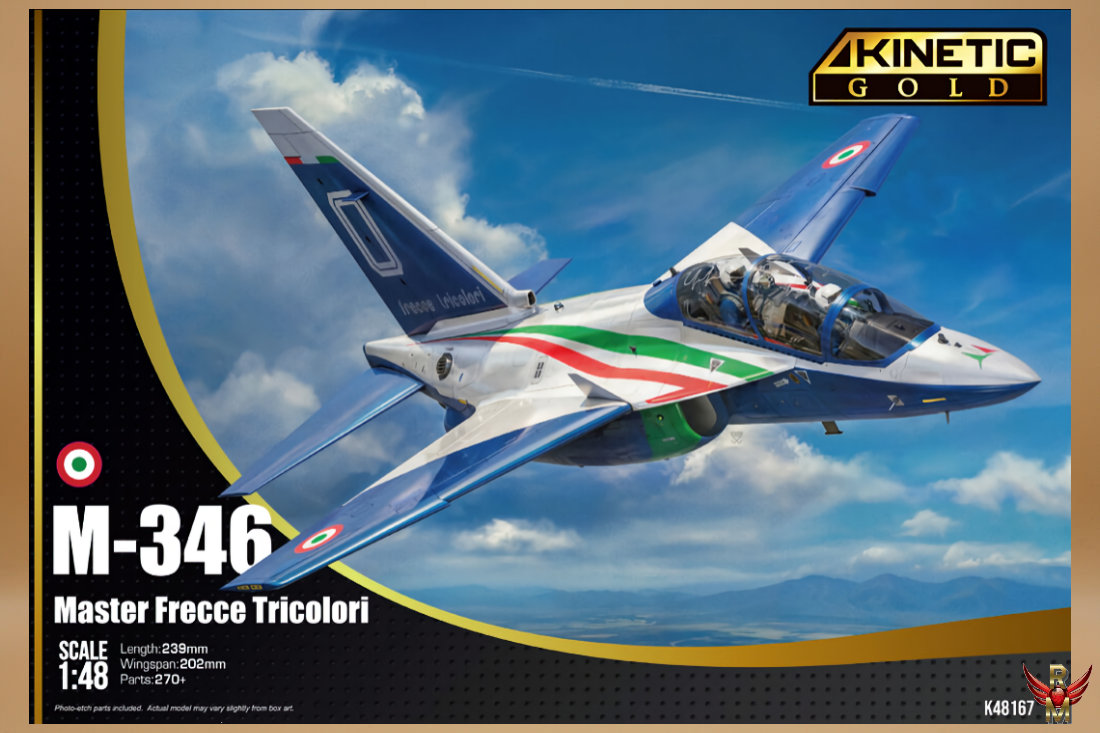 Kinetic 1/48 M-346 Master Frecce Tricolori GOLD