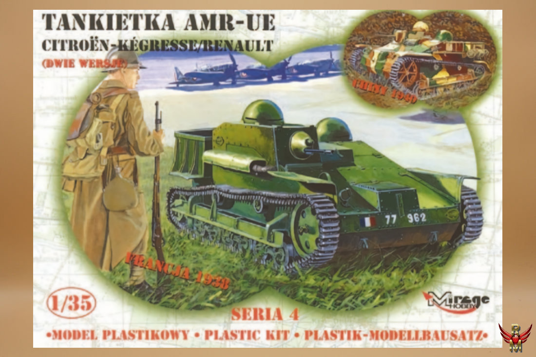 Mirage Hobby 1/35 Tankietka AMR-UE Citroen-Kegresse/Renault