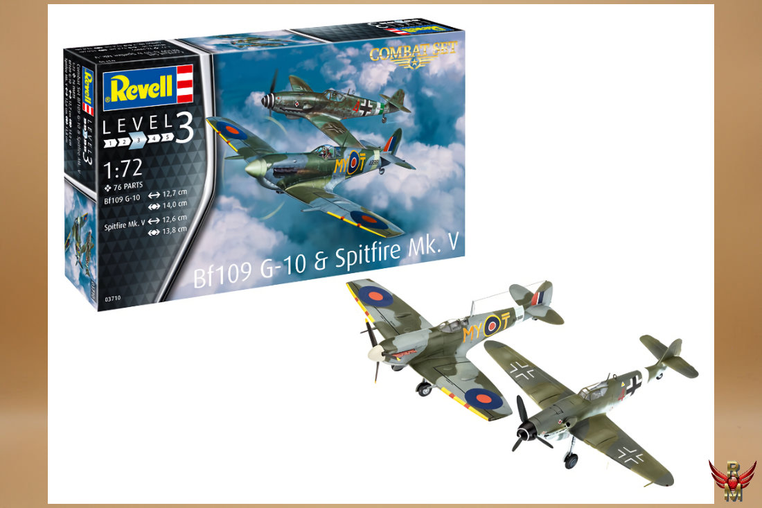 Revell 1/72 Bf109 G-10 and Spitfire Mk V Combat Set