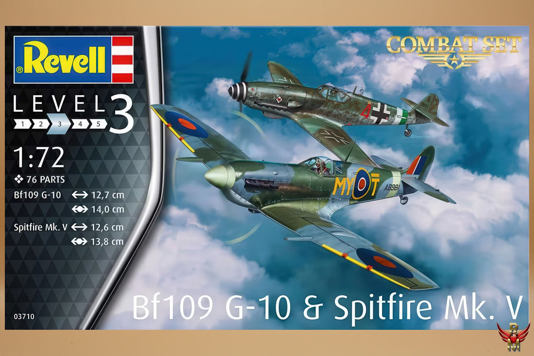 Revell 1/72 Bf109 G-10 and Spitfire Mk V Combat Set