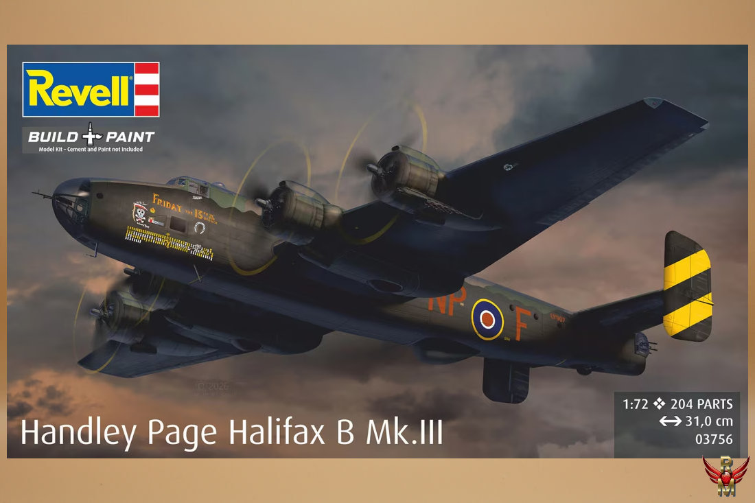 Revell 1/72 Handley Page Halifax B Mk III
