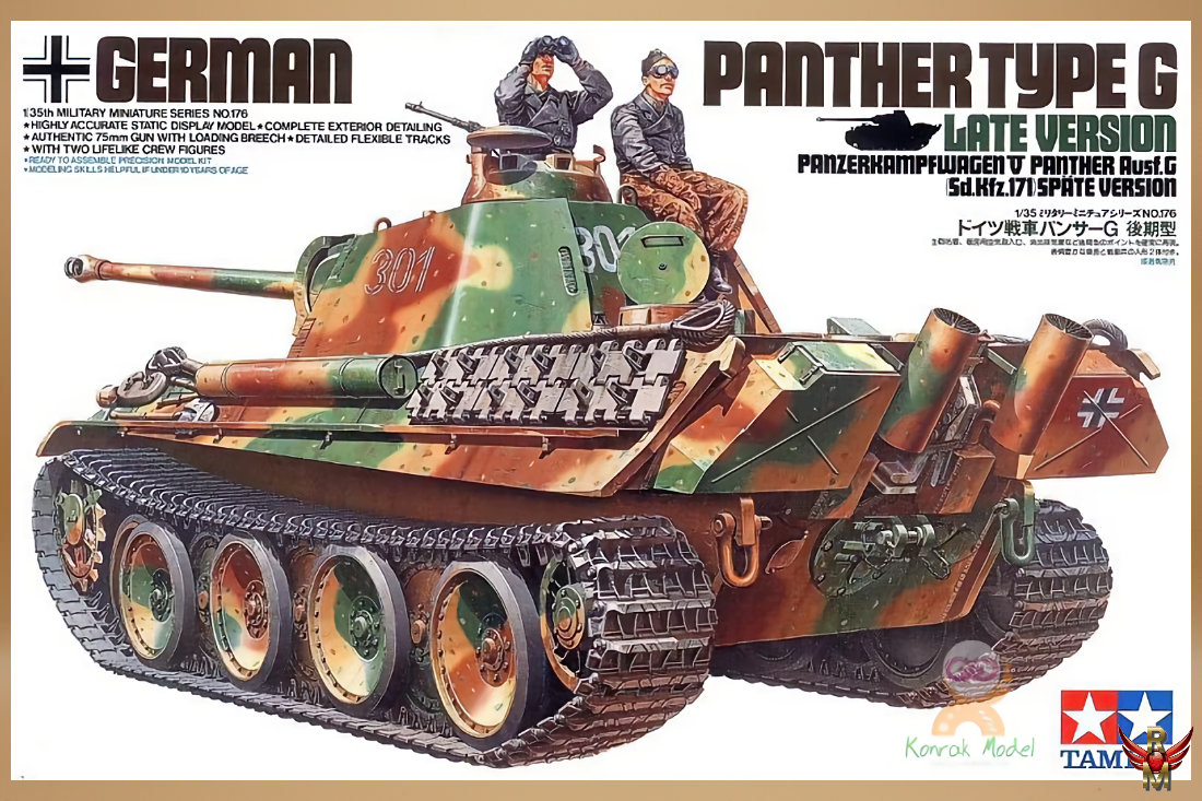 Tamiya 1/35 German Panther Type G Late Version